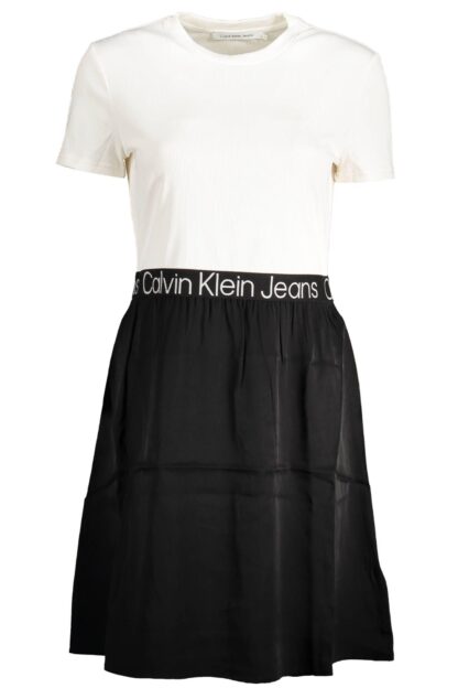 Calvin Klein - White Polyester Women Dress