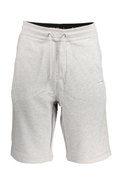 Calvin Klein - Gray Cotton Men Bermuda