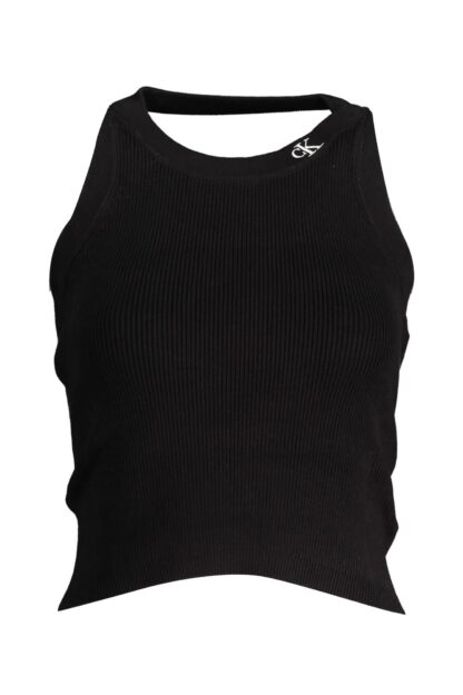 Calvin Klein - Black Cotton Women Sleeveless Top