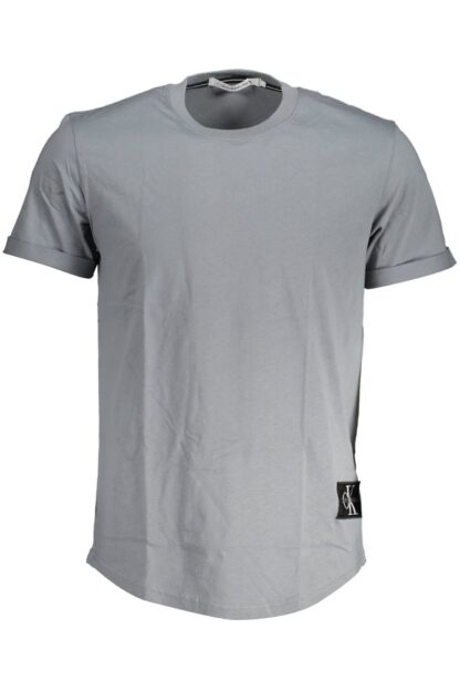 Calvin Klein - Gray Cotton Men T-Shirt