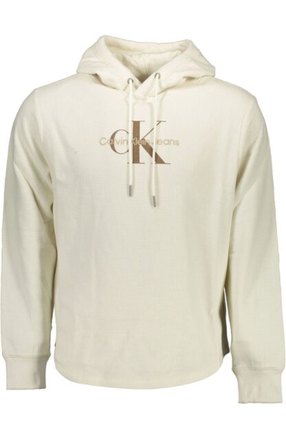 Calvin Klein - White Cotton Men Sweater