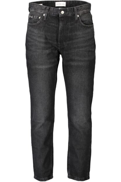 Calvin Klein - Black Cotton Men Jeans