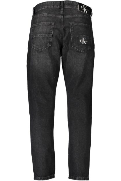 Calvin Klein - Black Cotton Men Jeans