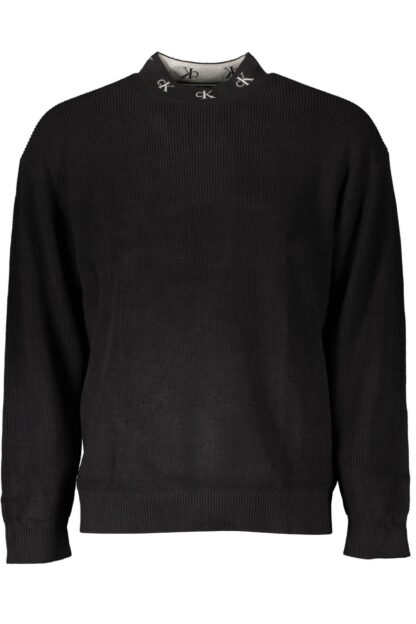 Calvin Klein - Black Cotton Men Sweater