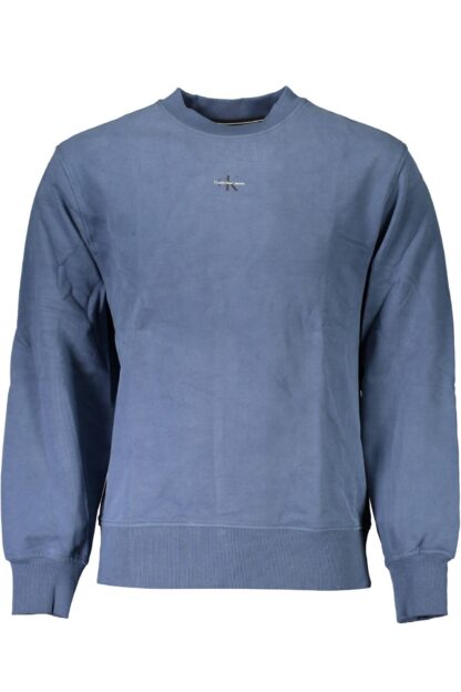 Calvin Klein - Blue Cotton Men Sweater