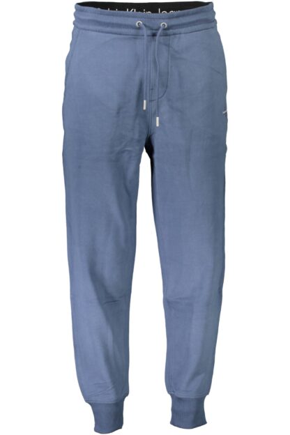 Calvin Klein - Blue Cotton Men Trouser