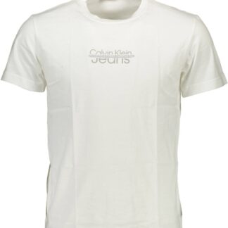 Calvin Klein - White Cotton Men T-Shirt