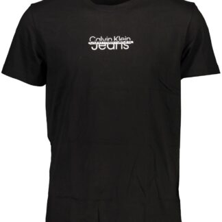 Calvin Klein - Black Cotton Men T-Shirt