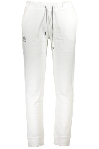 La Martina - White Cotton Men Sports Pants