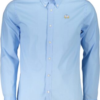 La Martina - Blue Cotton Men Shirt