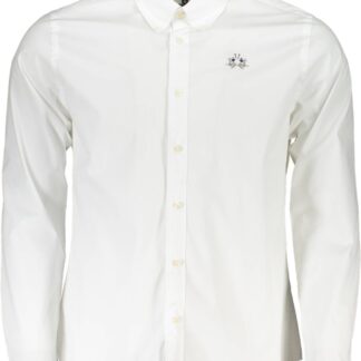 La Martina - Light Blue Cotton Men Shirt