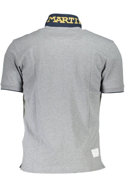 La Martina - Gray Cotton Men Polo