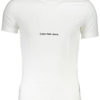 Calvin Klein - White Cotton Men T-Shirt