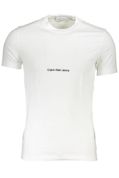 Calvin Klein - White Cotton Men T-Shirt