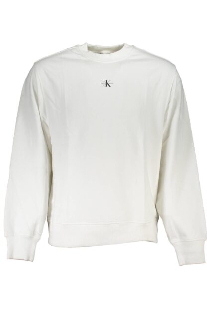 Calvin Klein - White Cotton Men Sweater