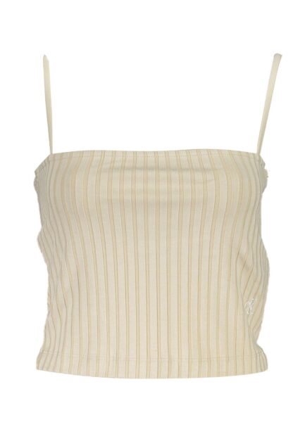 Calvin Klein - Beige Elastane Women Top