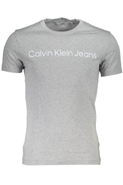 Calvin Klein - Gray Cotton Men T-Shirt