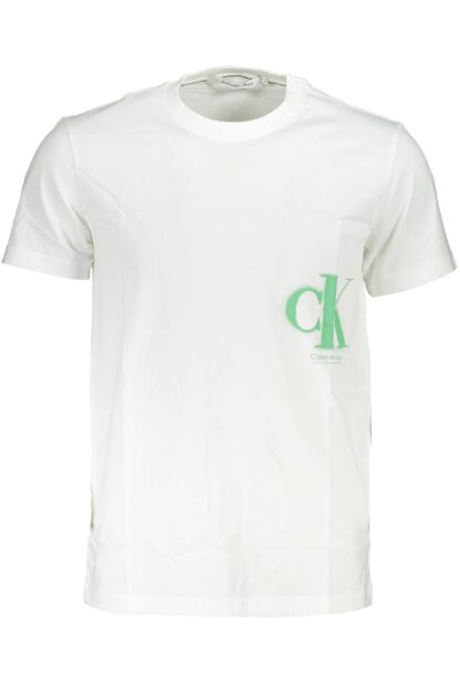 Calvin Klein - White Cotton Men T-Shirt