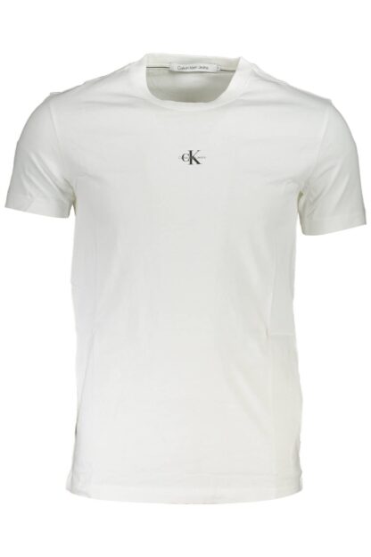 Calvin Klein - White Cotton Men T-Shirt