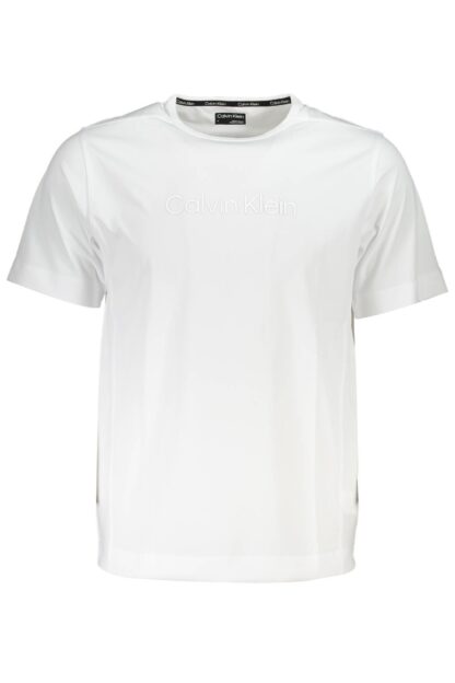 Calvin Klein - White Polyester Men T-Shirt