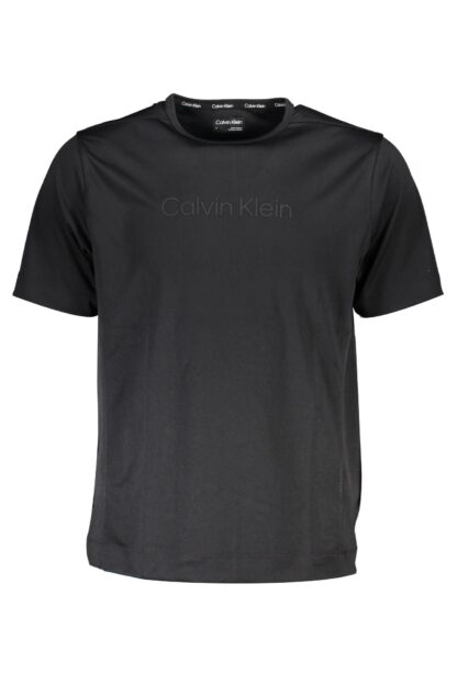 Calvin Klein - Black Polyester Men T-Shirt