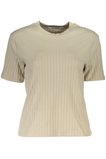 Calvin Klein - Beige Elastane Women Top