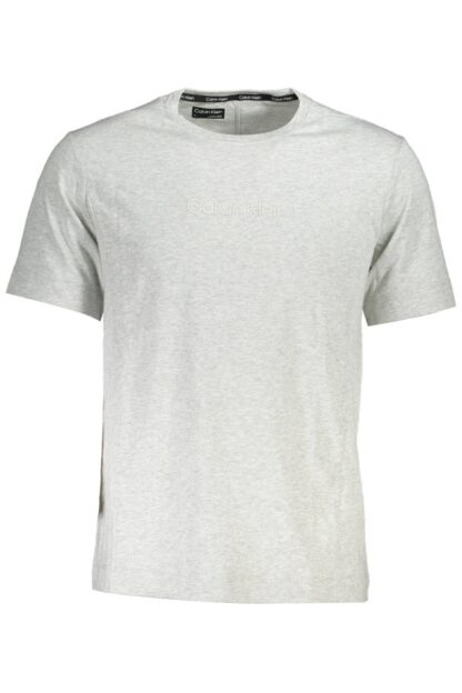 Calvin Klein - "Gray Cotton Men T-Shirt"