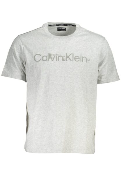 Calvin Klein - Gray Cotton Men T-Shirt