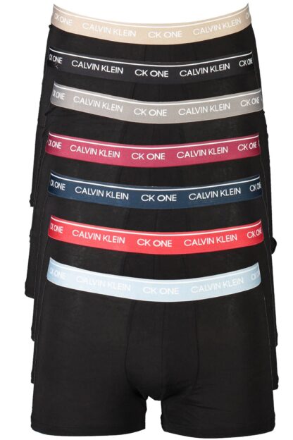 Calvin Klein - Black Cotton Men Trunk Pack