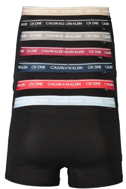 Calvin Klein - Black Cotton Men Trunk Pack