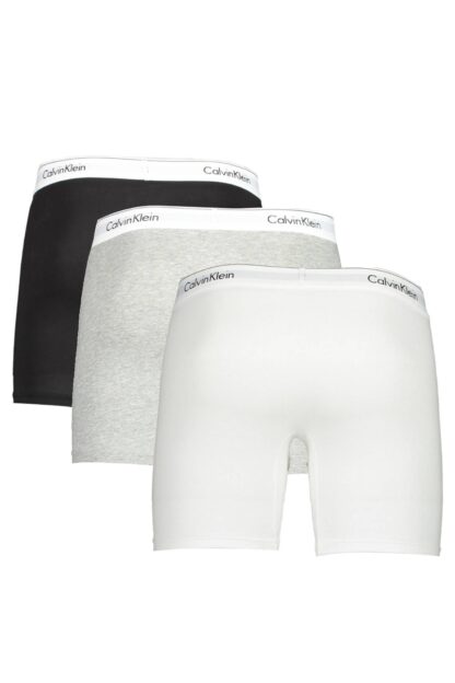 Calvin Klein - Gray Cotton Men Boxer Brief