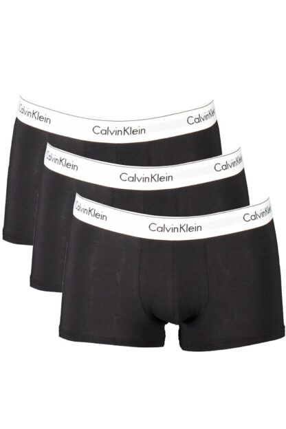 Calvin Klein - Black Cotton Men Boxer