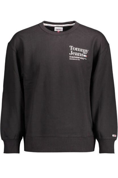 Tommy Hilfiger - Black Cotton Men Sweater