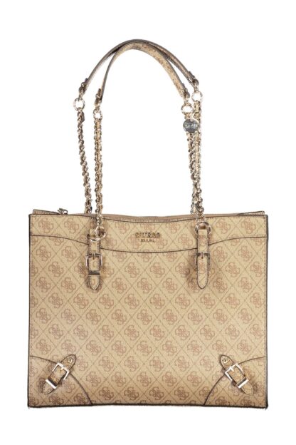 Guess Jeans - Beige Polyurethane Women Handbag