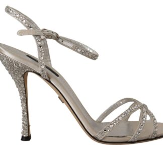 Dolce & Gabbana - Crystal-Embellished Leopard Print Heels