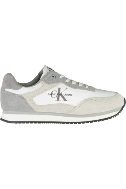 Calvin Klein - White Polyester Men Sneaker