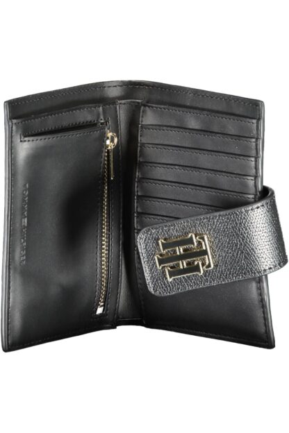 Tommy Hilfiger - Black Polyurethane Women Wallet