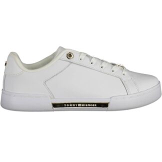 Tommy Hilfiger - White Leather Women Sneaker