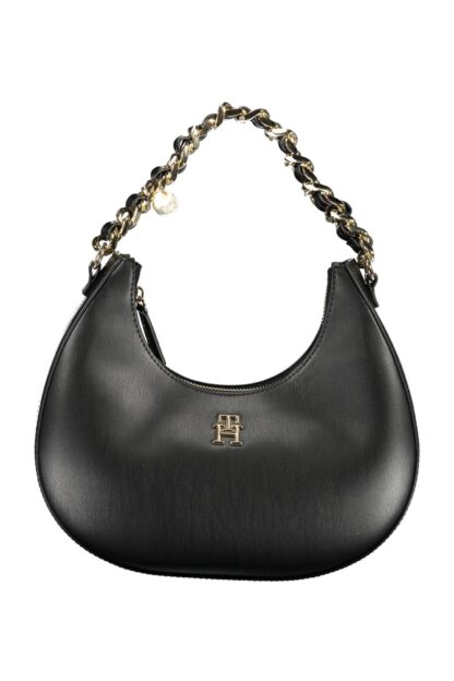 Tommy Hilfiger - Black Polyurethane Women Handbag