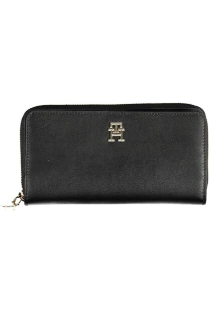 Tommy Hilfiger - Black Polyurethane Women Wallet