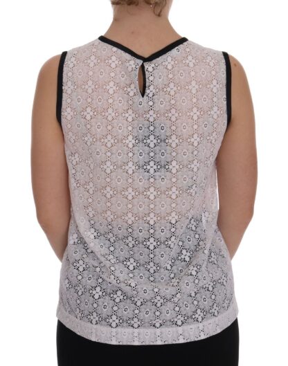 Dolce & Gabbana - Elegant White Nylon Tank Top