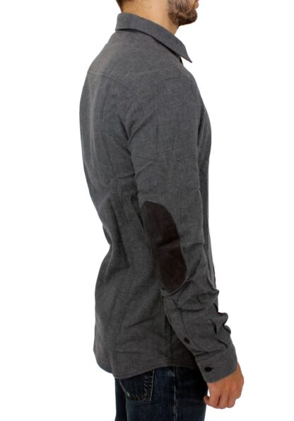 Costume National - Sleek Slim Fit Charcoal Casual Shirt