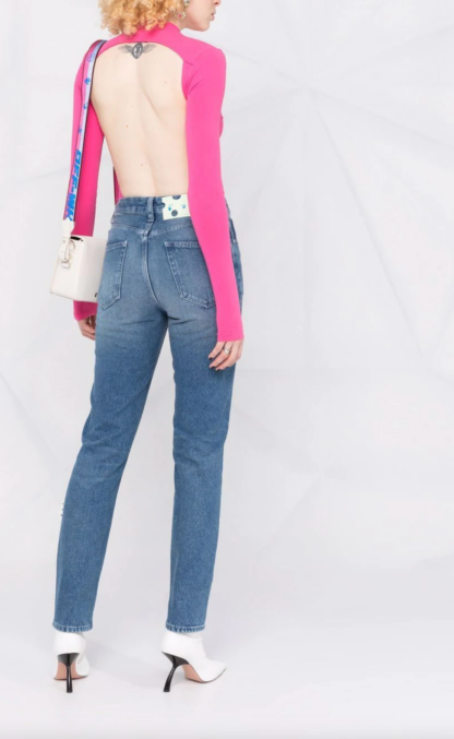 Off-White - Elevated Denim Elegance in Striking Blue