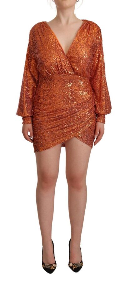 Aniye By - Sequin Embellished Wrap Mini Dress