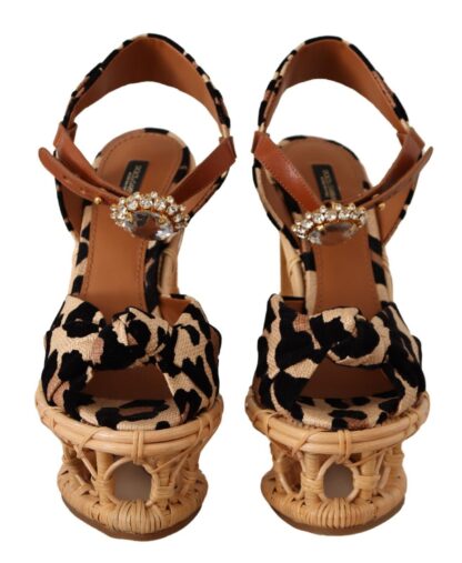 Dolce & Gabbana - Elevate Your Style with Crystal-Embellished Wedge Sandals