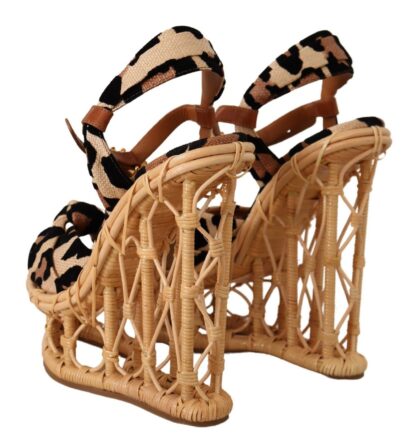 Dolce & Gabbana - Elevate Your Style with Crystal-Embellished Wedge Sandals