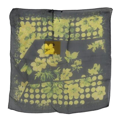 GF Ferre - Elegant Floral Silk Scarf