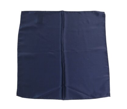 Dolce & Gabbana - Elegant Silk Pocket Square in Lustrous Blue