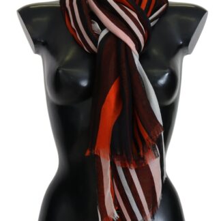 Dolce & Gabbana - Elegant Slim Silk Fringe Scarf