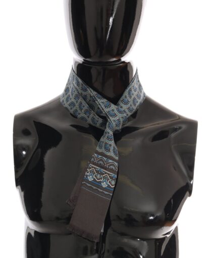 Dolce & Gabbana - Elegant Italian Silk Scarf in Vibrant Blue